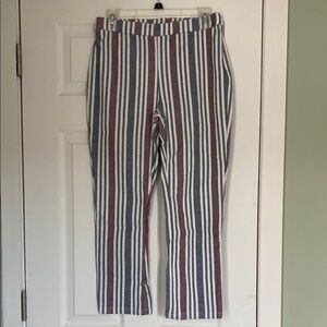 Free People Red, Green, White and Blue Chinos with Vintage Appeal
